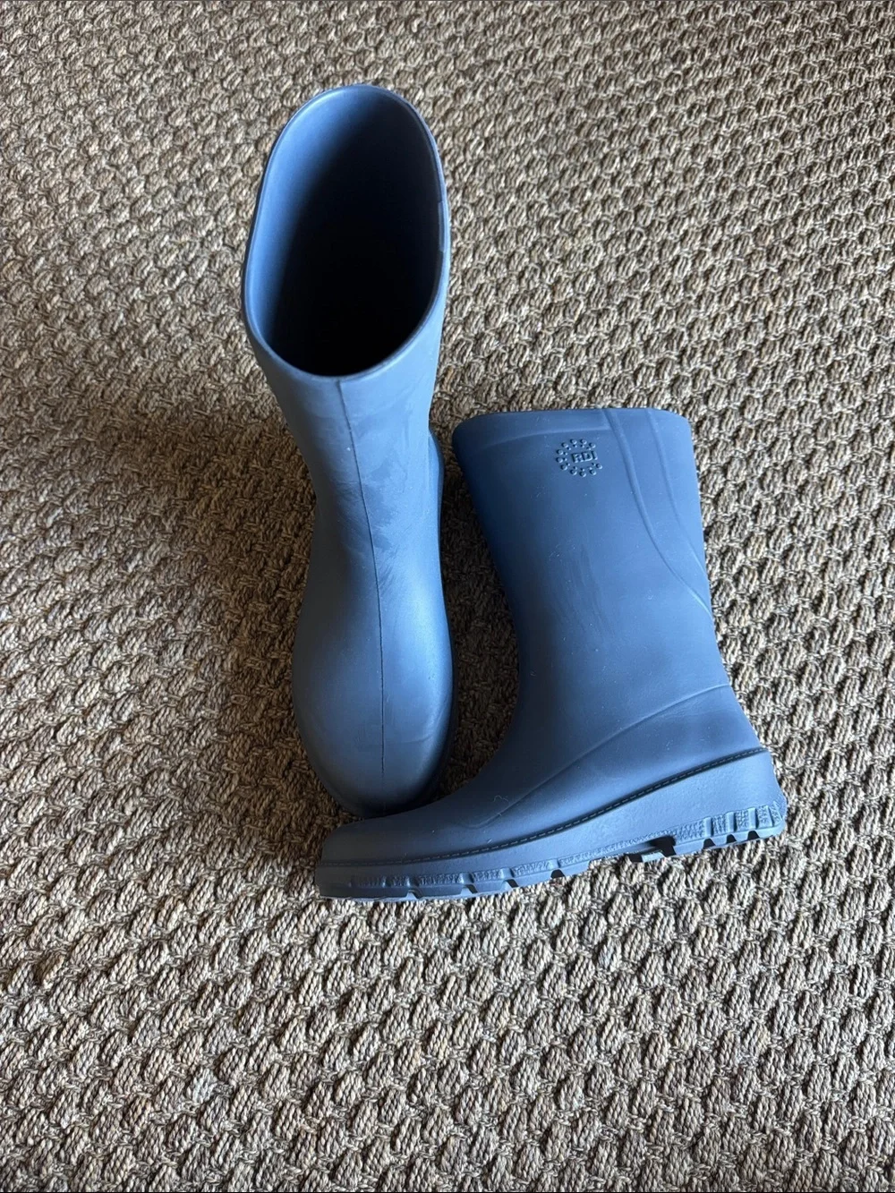 RDI Woman’s  Waterproof Outdoors Eve Ella Steel Blue Waterproof Rubber Boots
